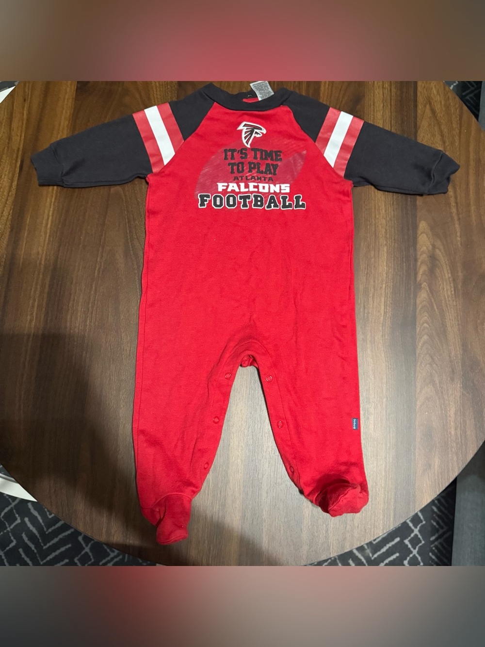 Baby boy Atlanta falcons one piece outfit